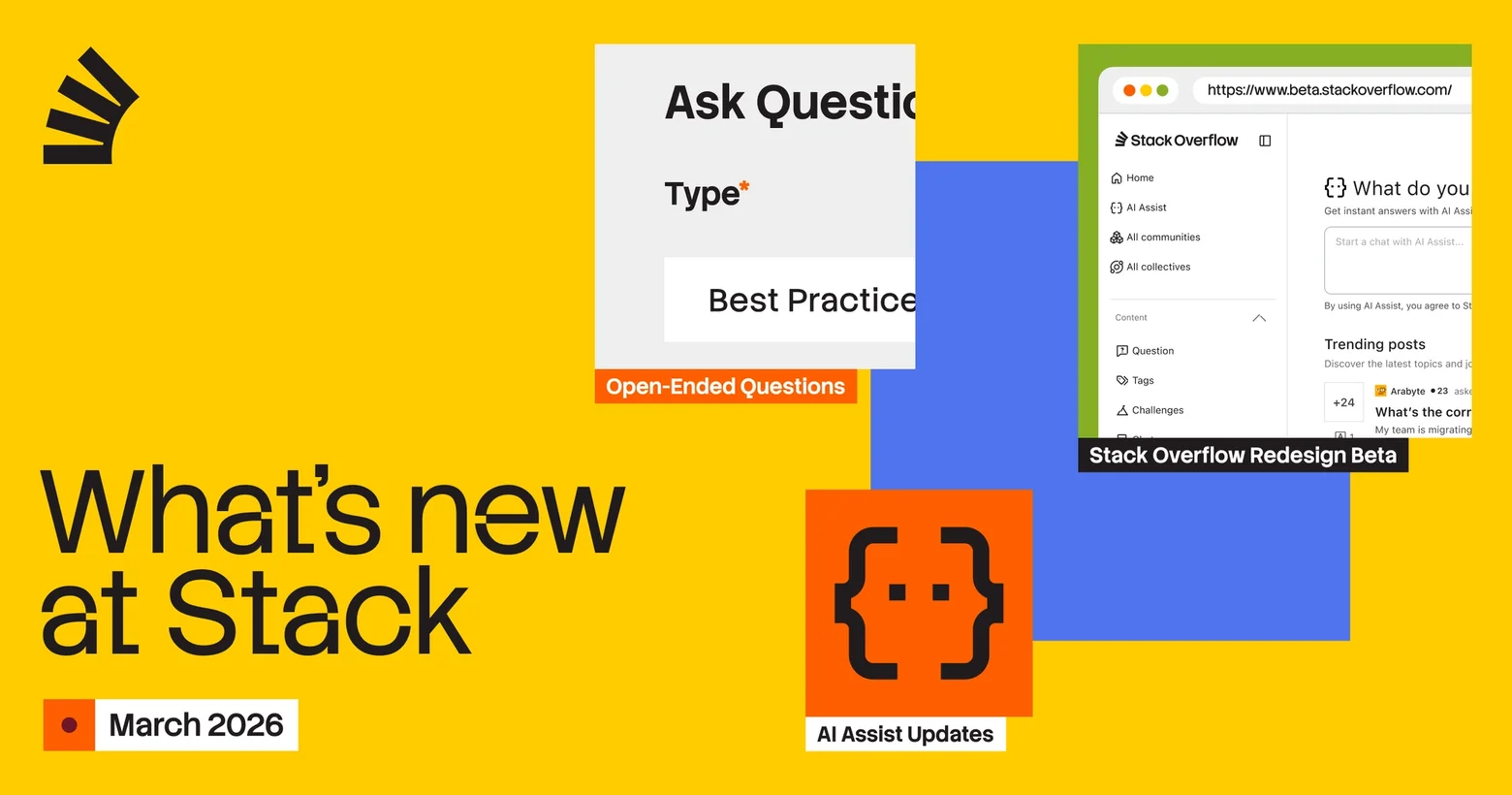 What’s new at Stack Overflow: March 2026